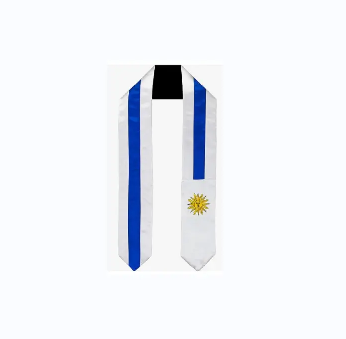 Hoge Kwaliteit Graduation Stal Sjerp Uruguay Vlag Graduation Country Flag Graduation Stola Voor Internationale Studenten