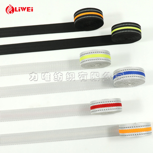 Beliebte Lagerware in Vielen Farben 2,5cm 1 Zoll Reflektierendes <span class=keywords><strong>Nylon</strong></span>-Gurtband für Hundehalsband und Hundeleine - Product Image 2