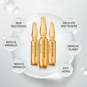 OEM/ODM cuidado de la piel Etiqueta Privada personalizar ampolla suero facial salón de belleza arrugas iluminar antienvejecimiento arrugas suero hexapéptido - Product Image 3