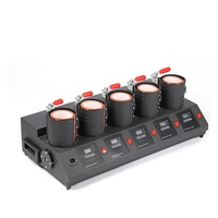 Presse à chaleur pour tasse multifonction 5 en 1 avec transfert par sublimation pour impression personnalisée