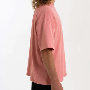 Camisetas de Cuello Redondo Personalizadas, de Gran Peso y Corte Holgado, de Diseñador, Tallas Grandes para Hombre, Lisas, de Algodón, Oversize, Camisetas Básicas para Hombres - Product Image 2