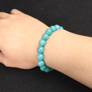 สร้อยข้อมือคริสตัล ลูกปัดกลมขนาด 10 มม. สวมใส่ได้ทุกวัน สไตล์โบราณ เครื่องประดับ - Product Image 2