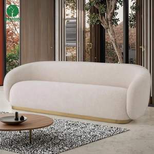 Muebles Moontree, muebles modernos de lujo para el hogar, tapicería de tela, sofá curvo, sofá reclinable seccional, juego de sofá para sala de estar - Product Image 2