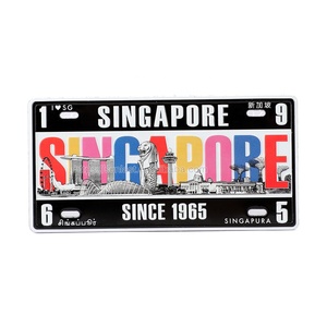 OEM fábrica personalidad decorativa Bahamas matrícula diseño retro bicicleta metal pdlc matrícula - Product Image 3