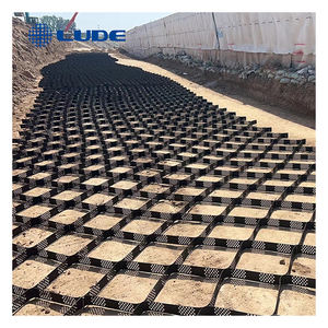 <span class=keywords><strong>ROAD</strong></span> Brand HDPE Geocell Mur de soutènement Grille d'herbe en plastique pour la protection des pentes de route Pavé Béton Geocell - Product Image 6