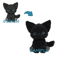 Peluches personnalisées, poupées doudous, animaux en peluche brodés, peluches longues en maille, ODM