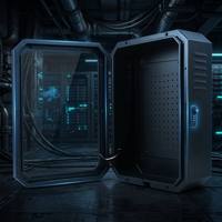 Boîtier de jonction métallique étanche IP54 pour extérieur, revêtement poudré, vide, pour station de recharge de véhicules électriques