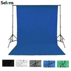 Toile de fond Selens 3x3m en coton mousseline Chromakey pour studio photo et vidéo - Product Image 3