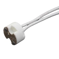 Connecteur de fil Halogène LED Ampoules Holder Socket Base Plug Poterie Porcelaine Agneau Bases