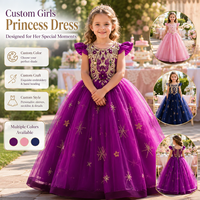 Robe tutu pour filles, robe de fête pour enfants, robe d'anniversaire en tulle multicouche, taille et couleur personnalisées, vente en gros, OEM, ODM, usine