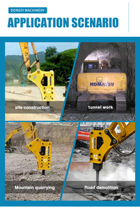 Маленький экскаватор каменная дробилка тяжелое гидравлическое приспособление для выключения - Product Image 4