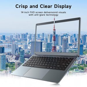 Portátil Empresarial/para Juegos de 14 Pulgadas con <span class=keywords><strong>Intel</strong></span> <span class=keywords><strong>Celeron</strong></span> <span class=keywords><strong>N3350</strong></span>, 6 GB de RAM, 64 GB + 256 GB SSD, Windows 10, Teclado en Inglés, WiFi - Nuevo o Usado - Product Image 5
