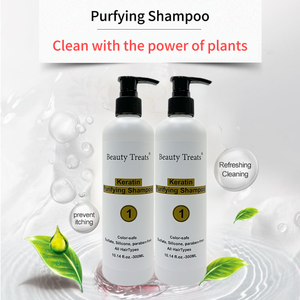 Shampooing antipelliculaire à la kératine végétalienne biologique Réparation douce Nourrissant Nettoyage en profondeur Lissage du <span class=keywords><strong>cuir</strong></span> <span class=keywords><strong>chevelu</strong></span> Riche en huile de noix de coco végétale - Product Image 3