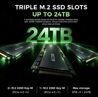 GMKtec EVO-X5 PRO AMD Ryzen AI Max+ PRO 495 Mini PC 192GB LPDDR5X 55 TOPS NPU Dual 10G LAN 8K Display AI Workstation.