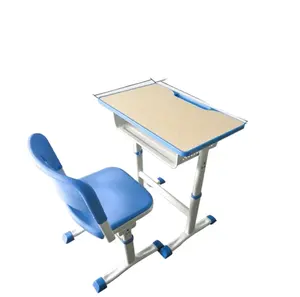 Silla y escritorio ajustable para estudiantes, muebles escolares para aula