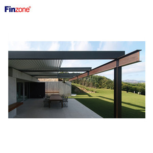 Lames en <span class=keywords><strong>aluminium</strong></span> de persienne d'oscillation de <span class=keywords><strong>pergola</strong></span> de commande à distance imperméables intelligentes réglables pour l'ombrage - Product Image 3