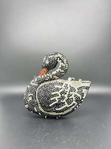 Bolso de mano 2026: Nuevo bolso de noche de lujo con diseño de pavo real, diamantes y aleación, ideal para cenas, fiestas y bodas. - Product Image 5