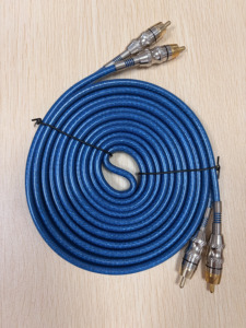 Câble audio stéréo blindé tressé plaqué or 2 RCA mâle-mâle pour amplificateur de cinéma maison, haut-parleur, téléviseur, Hi-Fi - Product Image 5