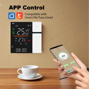 Thermostat intelligent WiFi <span class=keywords><strong>Tuya</strong></span> 316A, compatible avec l'<span class=keywords><strong>assistant</strong></span> vocal, OLED, pour le chauffage au sol électrique, les systèmes de chaudière à eau et à gaz domestiques - Product Image 6