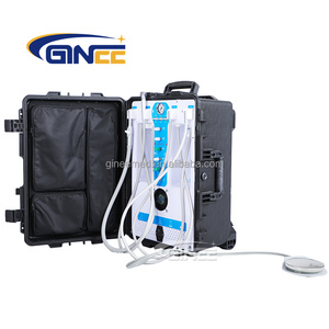 GINEE MEDICAL Hôpital Portable <span class=keywords><strong>Mobile</strong></span> <span class=keywords><strong>Unit</strong></span>é Dentaire Valise avec Accessoires Fonction <span class=keywords><strong>Turbine</strong></span> Dentaire <span class=keywords><strong>Unit</strong></span>é avec Compresseur d'Air - Product Image 5