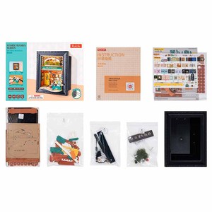 Robotime Rolife Decoración de Escritorio, Casa Miniatura DIY DP004, Librería de <span class=keywords><strong>la</strong></span> Vieja Época, Rompecabezas 3D de Madera - Product Image 6