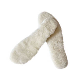 Bottes de pluie en <span class=keywords><strong>peau</strong></span> de <span class=keywords><strong>mouton</strong></span> pure, semelle intérieure brute, doublure en agneau épaisse et moelleuse, bottes de neige pour hommes et femmes, pantoufles - Product Image 2