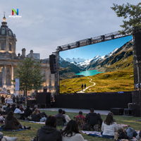 Layar LED Sewa Luar Ruangan Full Color P2.6 P2.9 P3.91 IP65 Tahan Air 7680Hz Refresh Rate Tinggi untuk Acara Luar Ruangan