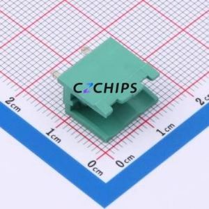 KH-F600V-2P-7.62G Plug-in Terminal Block Through hole Component (THT),P=7.62mm Connector 7.62mm Green Straight Pin 2P - Product Image 1
