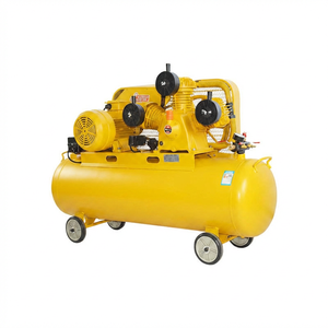 Portable 1.5KW 5.5HP Oil-less Screw Type Air <b>Cooled</b> 180L 7500W 380V Industrial Use Air Compressor - Product Image 4
