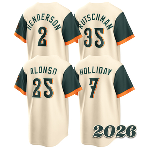 เสื้อเจอร์ซีย์เบสบอลสำหรับผู้ชาย2026เมืองเชื่อมต่อกับ <span class=keywords><strong>Adley</strong></span> Rutschman Gunnar Henderson 25 Alonso Jackson Holliday ขนาด S-3XL - Product Image 1
