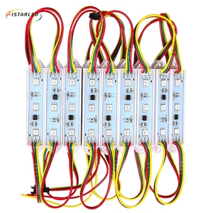 3 cái SMD5050 <span class=keywords><strong>RGB</strong></span> 12V ucs1903/sm16703/ws2811 hình chữ nhật <span class=keywords><strong>pixel</strong></span> 7515 <span class=keywords><strong>RGB</strong></span> LED MODULE cho kênh chữ - Product Image 2