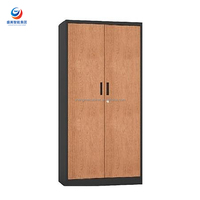 Armoire de classement en acier moderne à 3 tiroirs latéraux avec glissières fluides, unité de rangement pour papiers et dossiers de bureau, pour usage scolaire