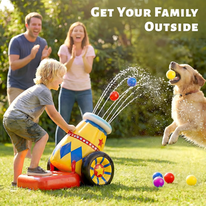 Jouet Canon à Eau Gonflable avec 6 Balles pour Enfants - Product Image 3