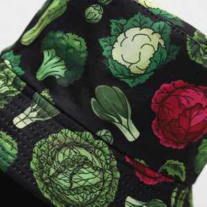 Nouvelle Collection Printemps-Été 2025 – Chapeau Bob Réversible Imprimé Floral Légumes Tendance pour Femme et Homme – Protection Solaire Extérieure - Product Image 3