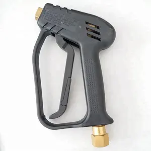 Short Pressure Washer Gun, Stubby Pressure Washer Gun with M22 Adaptors, Perfect Power Washer Gun Replacement, 4000psi