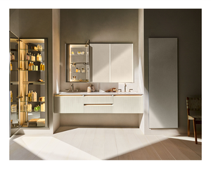 ชุดโต๊ะเครื่องแป้งในห้องน้ำอ่างล้างหน้าหินอ่อนดีไซน์แบบอัจฉริยะ - Product Image 1