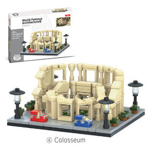 Bâtiment de renommée mondiale bricolage jouet en plastique Mini briques blocs de construction Construction architecte Miniature - Product Image 5