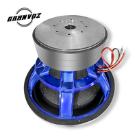 Caisson de basses de voiture de 18 pouces de haute puissance 4000W en gros d'usine | 2 + 2 ohms | Caisson de basses de voiture à cadre en aluminium