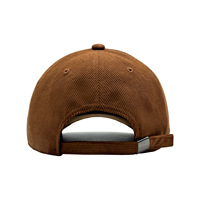 Casquette de baseball en velours côtelé pour homme et femme, style national, en pur coton respirant, épaisse et chaude pour l'automne et l'hiver