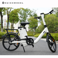 Vélo Électrique Kuickwheel SE200 en Promotion 2026 – Roue de 20 Pouces, Batterie Lithium 36V 13Ah, Moteur Arrière Brushless 500W, Frein à Tambour en Alliage d'Aluminium