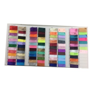 Lụa satin 100 polyester căng vải cho quần áo Dresses lót voan ngọc trai nhuộm đồng bằng vải dệt - Product Image 6