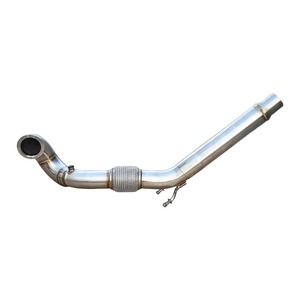 Tubo de Escape de <span class=keywords><strong>3.5</strong></span>" SS304 para VW Golf MK7 MK7.5 GTI Jetta Seat Leon Cupra 5F/RS 5E <span class=keywords><strong>TFSI</strong></span> Audi <span class=keywords><strong>A3</strong></span> 2013+ - Product Image 5