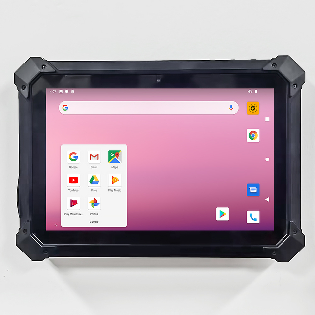 Wall Mount Industrial Rugged 10inch Android 12.0 Tablet PC 6GB RAM 128GB ROM Fingerprint Reader Tablets With 2D Barcode Scanner