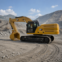 Excavator Bekas 345GC Jepang Jam Operasi Rendah, Bucket untuk Peralatan Konstruksi, Pertambangan, dan Konstruksi