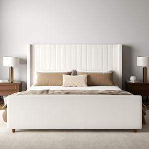 Venta Caliente en Tik <span class=keywords><strong>Tok</strong></span>, Marco de Cama de Madera Vintage Italiano Minimalista para Venta al por Mayor de Muebles - Product Image 2