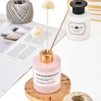 Bouteille diffuseur en verre vide, sans BPA, écologique, pour huiles essentielles et bâtonnets de diffuseur, idéale pour l'artisanat DIY