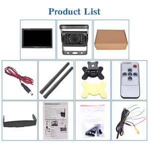 Écran LCD TFT sans fil <span class=keywords><strong>de</strong></span> 7 pouces, moniteur HD, caméra <span class=keywords><strong>de</strong></span> <span class=keywords><strong>recul</strong></span> <span class=keywords><strong>pour</strong></span> véhicule, kit <span class=keywords><strong>de</strong></span> conduite sans fil <span class=keywords><strong>pour</strong></span> camion, bus, camping-car, fourgonnette - Product Image 6