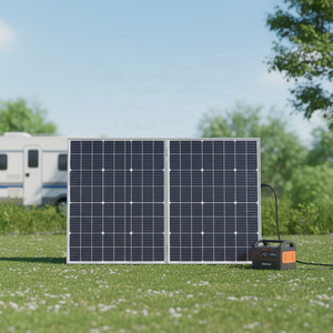 180W Flexible <b>Foldable</b> Solar Panel Charger <b>Suitcase</b> with Standard PV Connectors Portable Lightweight Outdoor IP67 23% Efficiency - Product Image 6