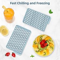 Bac à glaçons en silicone personnalisé avec logo |   Glaçons écologiques empilables et compatibles lave-vaisselle pour whisky et cocktails