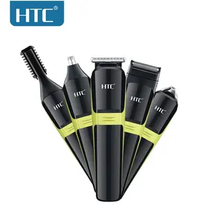 HTC पर-1326 पेशेवर रिचार्जेबल ताररहित बहुक्रिया 5 में 1 बाल दाढ़ी Trimmer सौंदर्य देखभाल किट बाल क्लिपर